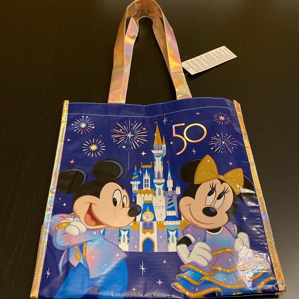 DISNEY WORLD 🌎 50th Anniversary reusable totes! NWT no longer sold! - Picture 3 of 5